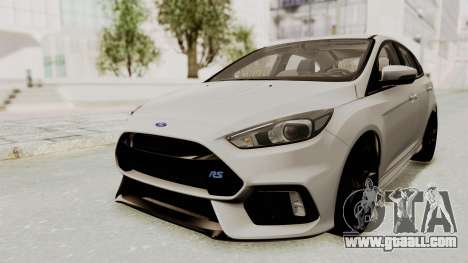 Ford Focus RS 2017 for GTA San Andreas