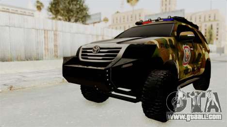 Toyota Fortuner 4WD 2015 Paraguay for GTA San Andreas