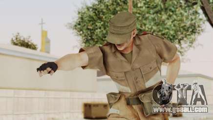MGSV Phantom Pain CFA Soldier v2 for GTA San Andreas