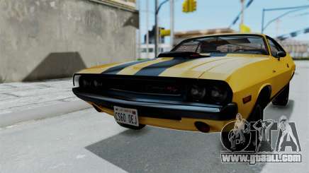 Dodge Challenger RT 440 1970 Six Pack for GTA San Andreas