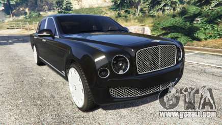 Bentley Mulsanne 2010 for GTA 5