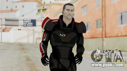 Mass Effect 2 Shepard Default N7 Armor No Helmet for GTA San Andreas
