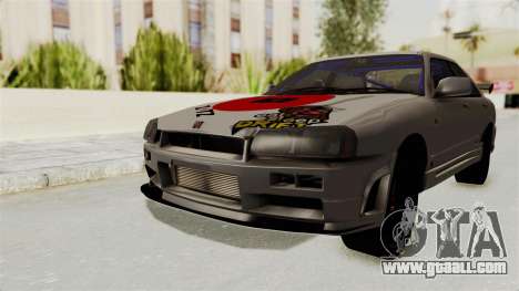 Nissan Skyline ER34 for GTA San Andreas