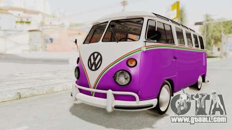 Volkswagen T1 Station Wagon De Luxe Type2 1963 for GTA San Andreas