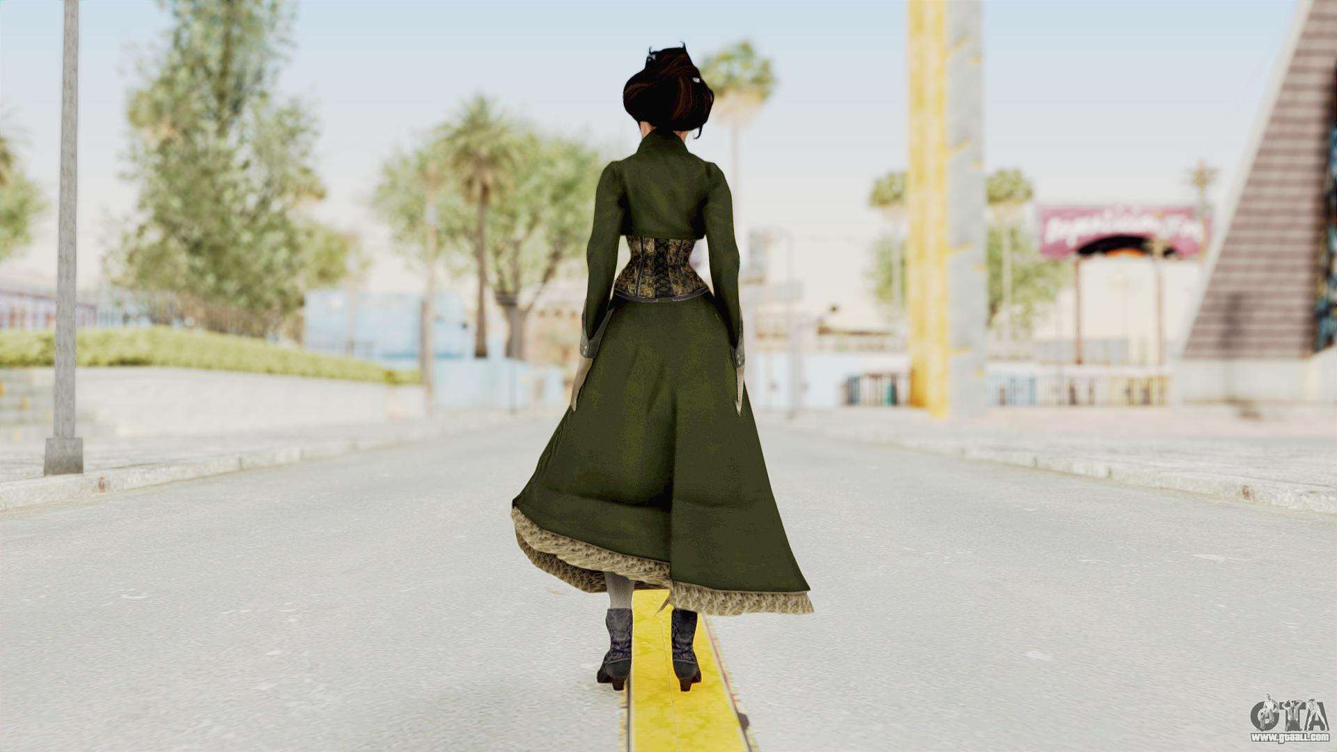 GTA 5 Bioshock Infinite Elizabeth + BaS Mod 