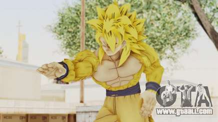 Dragon Ball Xenoverse Goku SSJ4 Golden for GTA San Andreas