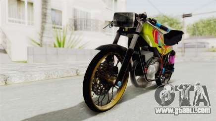 Yamaha RX King 200 CC Killing Ninja for GTA San Andreas
