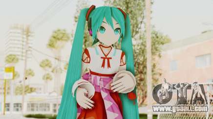 Project Diva F2nd - Hatsune Miku (Shrine Maiden) for GTA San Andreas