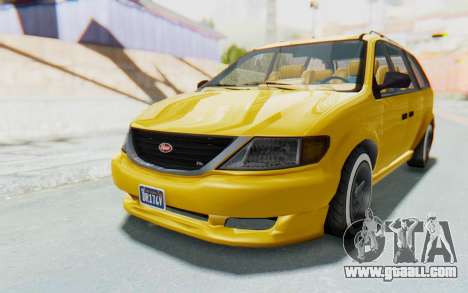 GTA 5 Vapid Minivan Custom IVF for GTA San Andreas