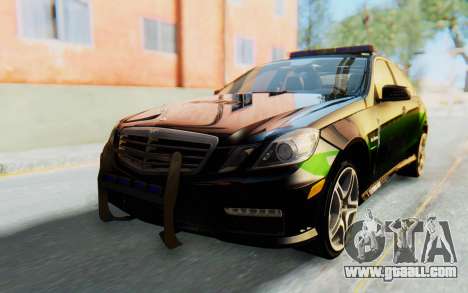 Mercedes-Benz E63 German Police Green for GTA San Andreas