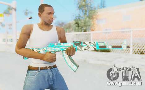 CS:GO - AK-47 Front Side Misty for GTA San Andreas