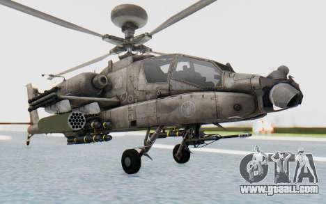 AH-64 Apache Desert for GTA San Andreas