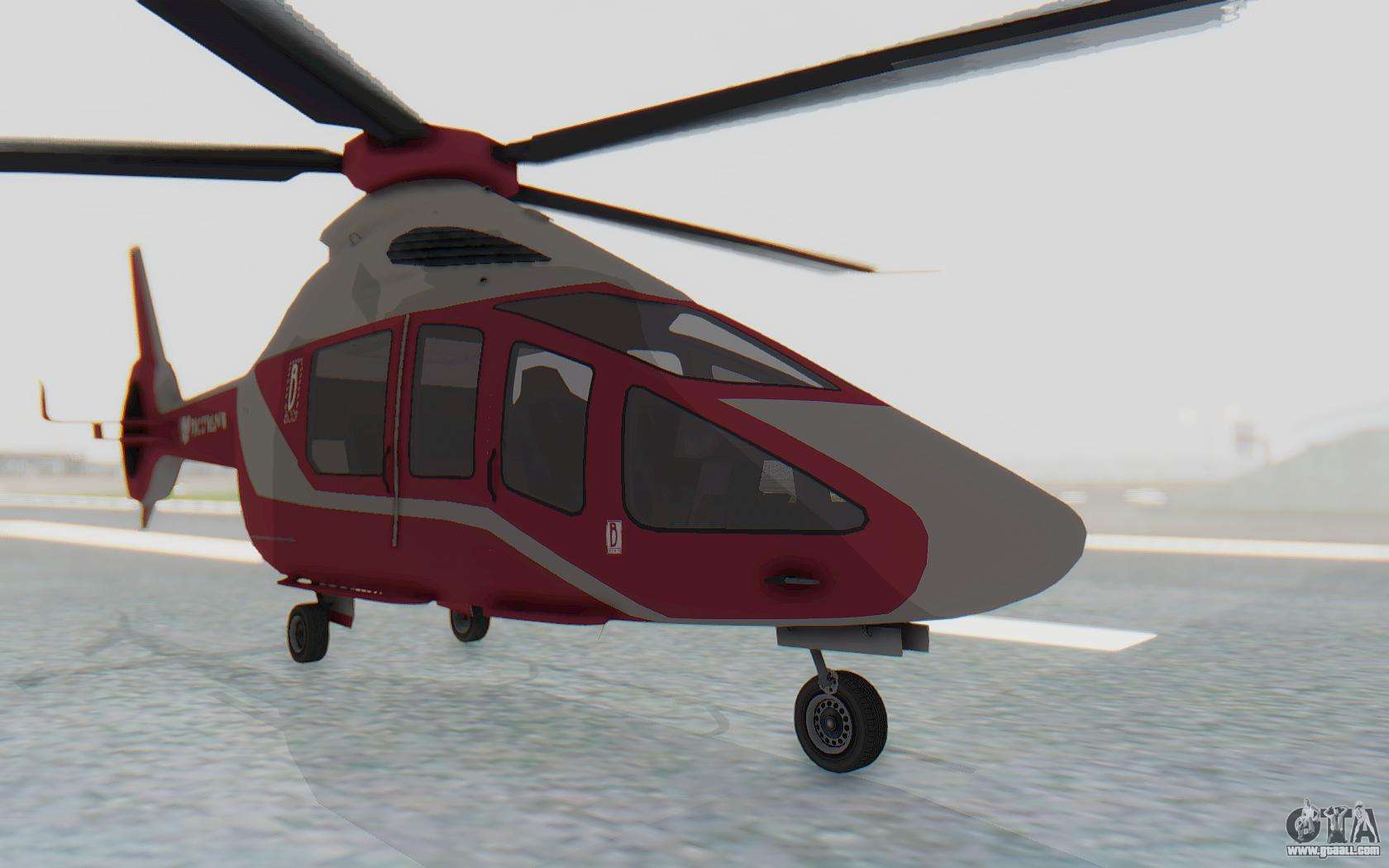 Eurocopter EC-120 PRF para GTA San Andreas