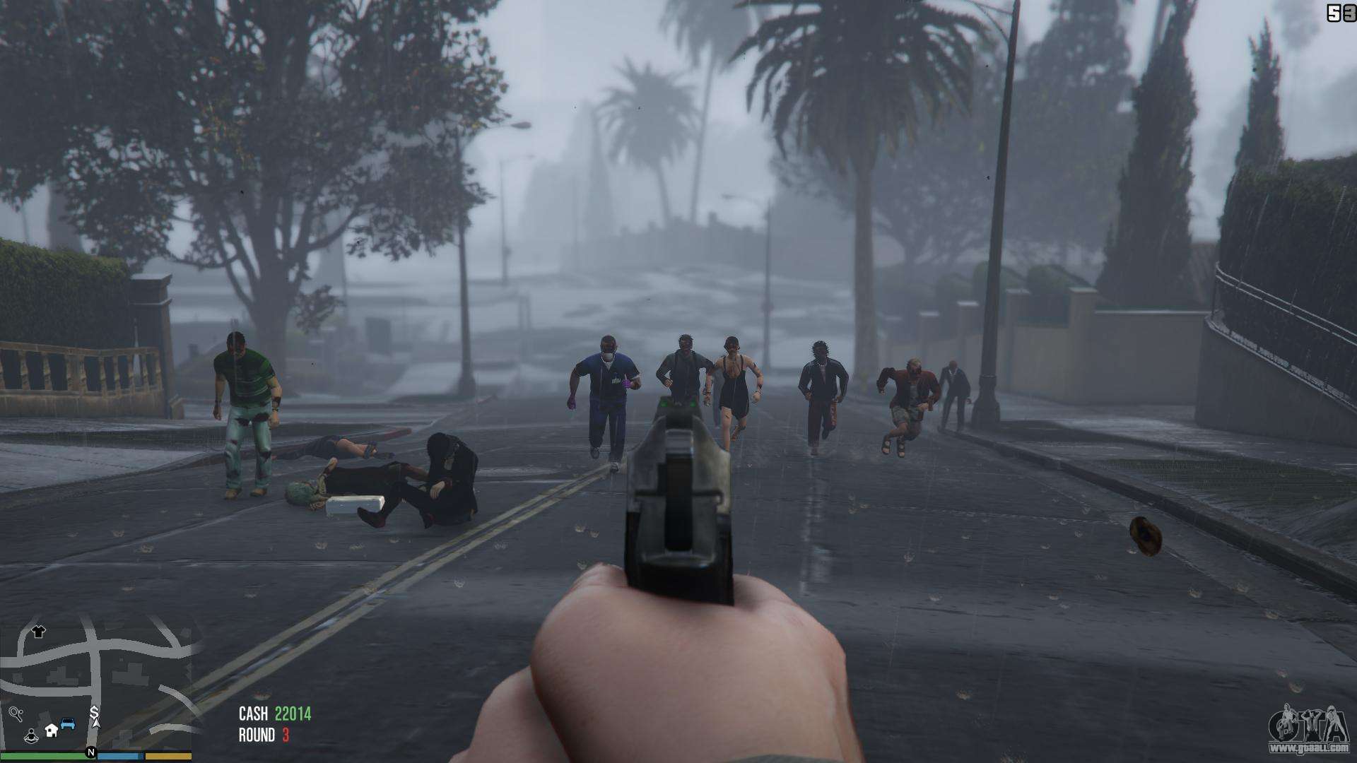 gta v zombie mod