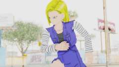 Dragon Ball Xenoverse Android 18 Showing Legs for GTA San Andreas