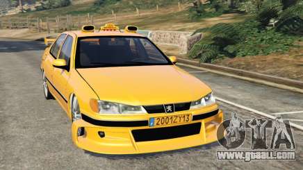 Taxi Peugeot 406 for GTA 5