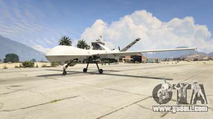 MQ-9 Reaper UAV 1.1 for GTA 5