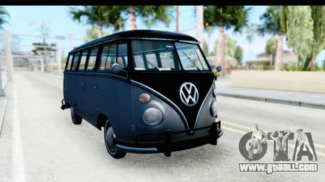 Volkswagen Transporter T1 Deluxe Bus for GTA San Andreas