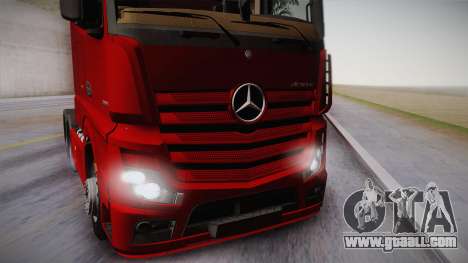 Mercedes-Benz Actros Mp4 6x4 v2.0 Bigspace v2 for GTA San Andreas