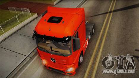 Mercedes-Benz Actros Mp4 6x2 v2.0 Steamspace v2 for GTA San Andreas