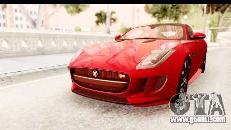 Jaguar F-Type R Coupe 2015 for GTA San Andreas