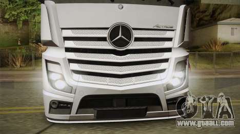 Mercedes-Benz Actros Mp4 6x2 v2.0 Bigspace v2 for GTA San Andreas