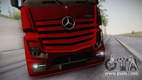 Mercedes-Benz Actros Mp4 6x4 v2.0 Bigspace v2 for GTA San Andreas