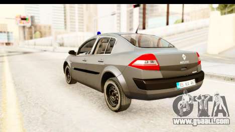 Renault Megane 2 Sedan Unmarked Police Car for GTA San Andreas
