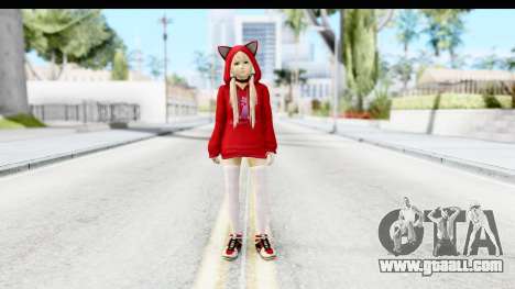 Marie Rose Newcomer Dark Red for GTA San Andreas