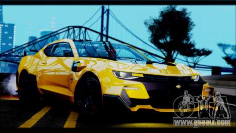 Chevrolet Camaro SS 2016 Bumblebee TF 5 for GTA San Andreas