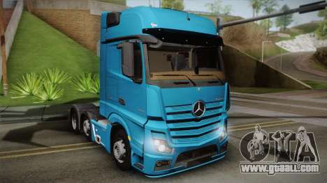 Mercedes-Benz Actros Mp4 6x2 v2.0 Gigaspace for GTA San Andreas