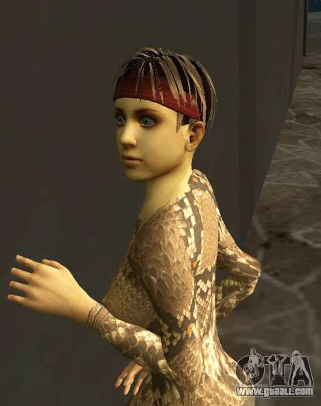 Rebecca Chambers Snake Battlesuit v1 for GTA San Andreas