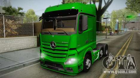 Mercedes-Benz Actros Mp4 6x2 v2.0 Bigspace for GTA San Andreas