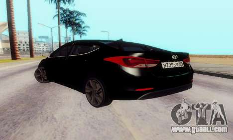 Hyundai Elantra 2015 for GTA San Andreas