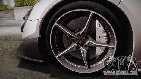 McLaren 675LT 2015 5-Spoke Wheels for GTA San Andreas