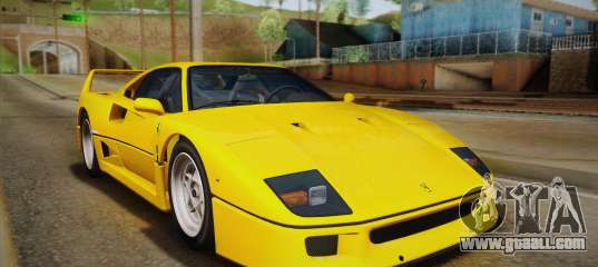 Ferrari F40 (EU-Spec) 1989 IVF for GTA San Andreas