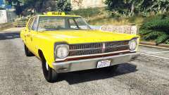 Plymouth Belvedere 1965 Taxi [replace] for GTA 5