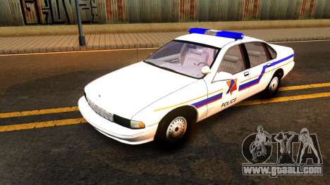 Chevy Caprice Hometown Police 1996 for GTA San Andreas