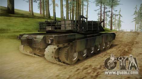 Abrams Tank Woolant Camo for GTA San Andreas
