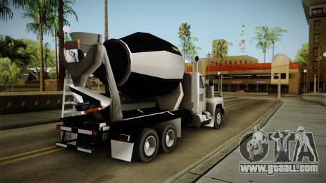 Realistic Cement Truck for GTA San Andreas