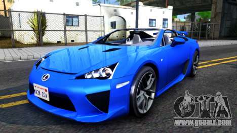 Lexus LFA for GTA San Andreas