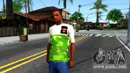 Design Camouflage T-Shirt for GTA San Andreas