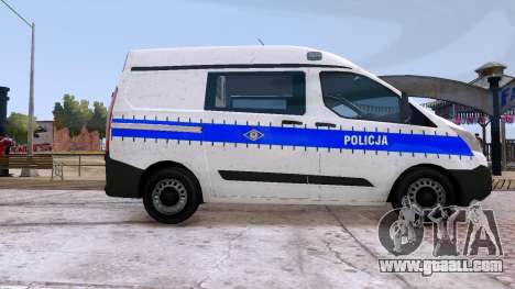 Ford Transit Polish Police 2015 for GTA 4