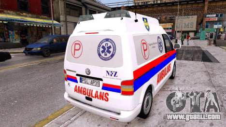 Volkswagen T5 Polish Ambulance for GTA 4