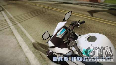 Honda CBR150R 2016 White Row for GTA San Andreas
