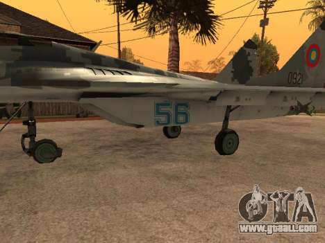 MIG-29 Armenian for GTA San Andreas