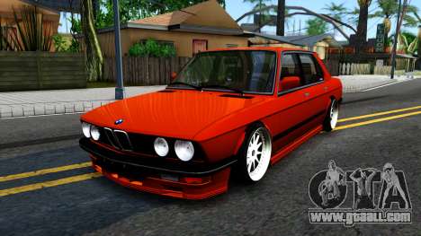 BMW E28 M5 for GTA San Andreas