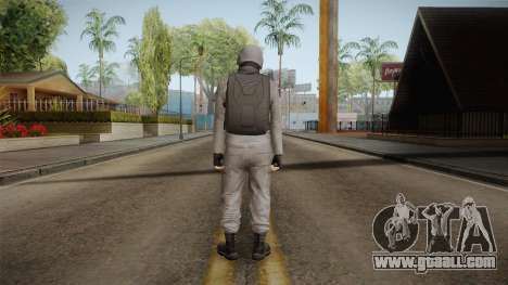 GTA Online Military Skin Grey-Gris for GTA San Andreas