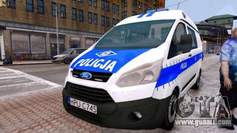 Ford Transit Polish Police 2015 for GTA 4