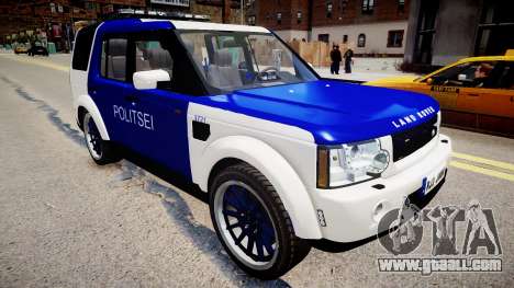 Land Rover Discovery 4 Estonian Police for GTA 4